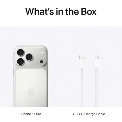 Apple iPhone 17 Pro 256 GB (eSIM only) Silver 5G With FaceTime - International Version-2