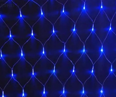 320LED 3MX3M DECORATIVE NET LIGHT-BLUE-0