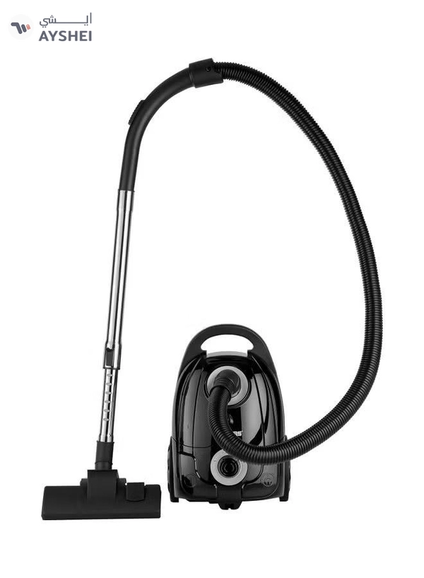 GEEPAS Vacuum Cleaner 3 L Dust Bag Capacity 5 M Cord Length Speed Control Function Powerful Suction And Low Noise Design Perfect For Home Office Apartments Pedal ON/OFF 2200 W GVC19033 Black