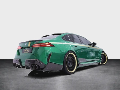 BMW M5 GCC +FULL CARBON MANHART KIT +AGENCY WARRANTY TILL 2031 +AKRAPOVIC EXHAUST+ HRE FORGED WHEELS-3
