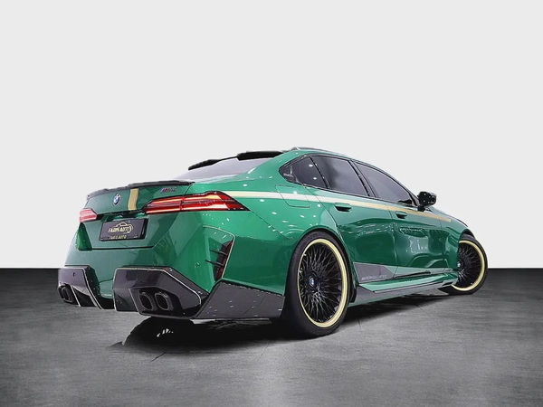 BMW M5 GCC +FULL CARBON MANHART KIT +AGENCY WARRANTY TILL 2031 +AKRAPOVIC EXHAUST+ HRE FORGED WHEELS