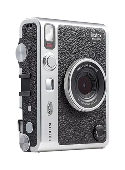 Instax Mini EVO Hybrid Instant Camera – Black (USB-C) | Instant Print with Digital Preview, Creative Modes & Built-In Selfie Mirror-3