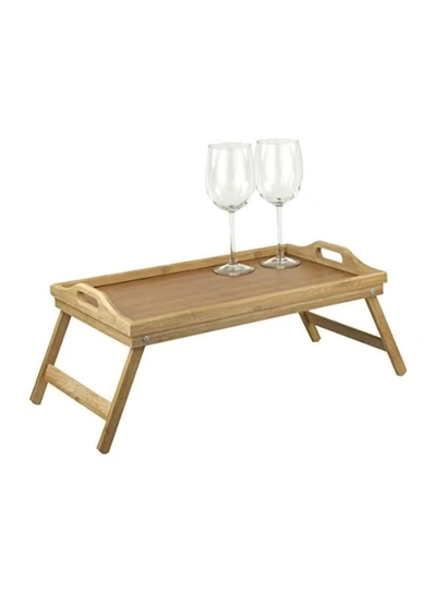 Home Basics Bamboo Bed Tray Natural-5