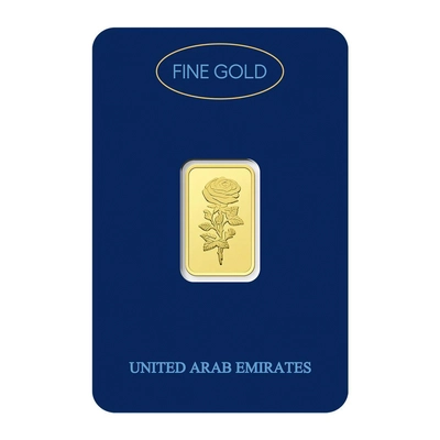 Dubai Gold 5 Grams Pure 999.9 Fine Gold Bar-3