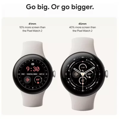 Google Pixel Watch 3 (45mm) - Android Smartwatch with Heart Rate Tracking, Advanced Running from Fitbit, Fitness Insights-4