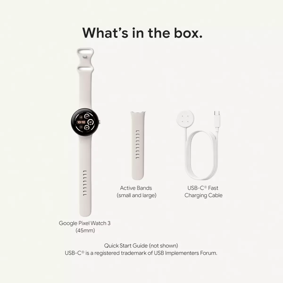 Google Pixel Watch 3 (45mm) - Android Smartwatch with Heart Rate Tracking, Advanced Running from Fitbit, Fitness Insights-1-1