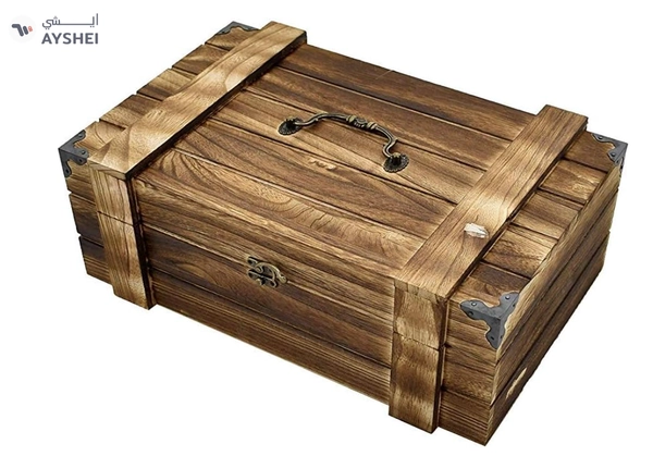 Yatai Decor Wooden Storage Box Organizer Antique Wooden Jewelry Box