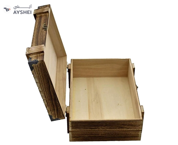 Yatai Decor Wooden Storage Box Organizer Antique Wooden Jewelry Box