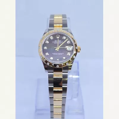 Rolex Datejust Mother of Pearl Diamond Dial 31mm with Oyster Bracelet | Condition: Like new & unworn | Year of production 2021 | Original box | Original papers-5