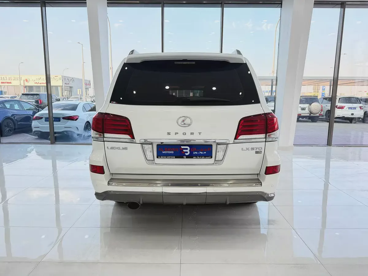 لكزس LX 570 ابيض / بيج 2014 (الفطيم)-5-5