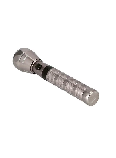Olsenmark Rechargeable LED Flashlight Silver/Black-1