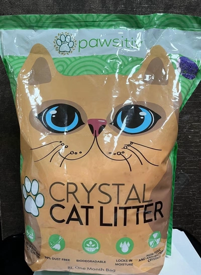 Pawsitiv Premium Silica Crystal Gel Litter for Cat - 8L Lavender-1