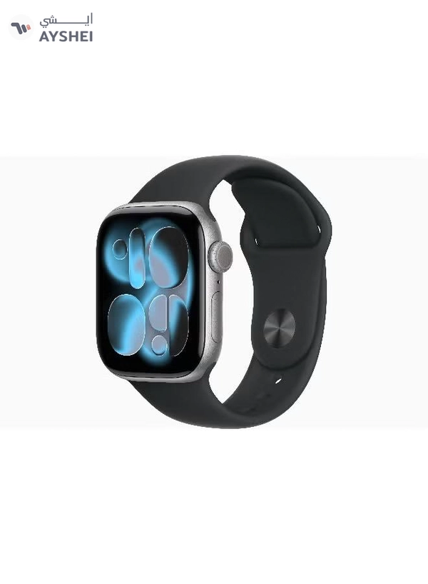Apple Watch Series 11 GPS 42mm (International Version) Space Grey Aluminium Case With Black Sport Band - S/M