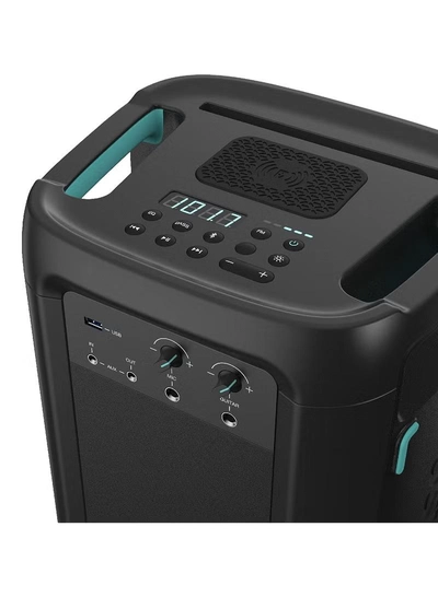 Hisense 300W Wireless Party Speaker – 2.0CH Sound, Built-in Subwoofer, IPX4 Waterproof, 15H Battery, Bluetooth 5.0, DJ & Karaoke Mode HP100 black-4
