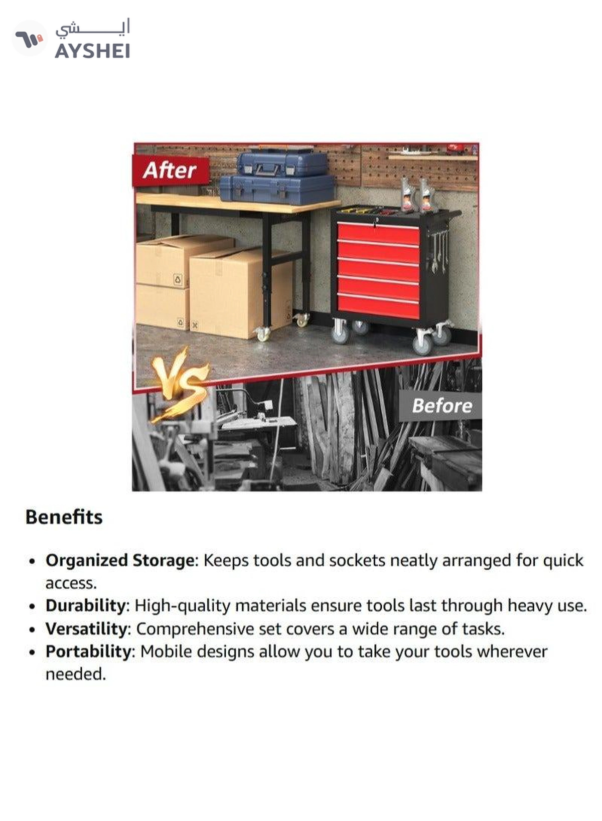 Tools Chest With 7 Drawers High Grade Metal Based Drawer-6-6