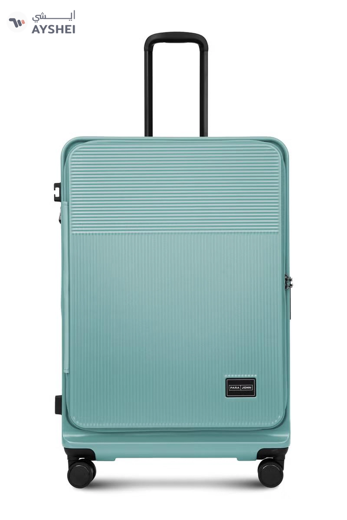 PARAJOHN FRONTARA Series Set of 2 Luggage| Small 10KG & Large 30KG ABS+Polycarbonate 8 Wheel Trolley Hardsided Travel Suitcase - LIGHT GREEN-2-2