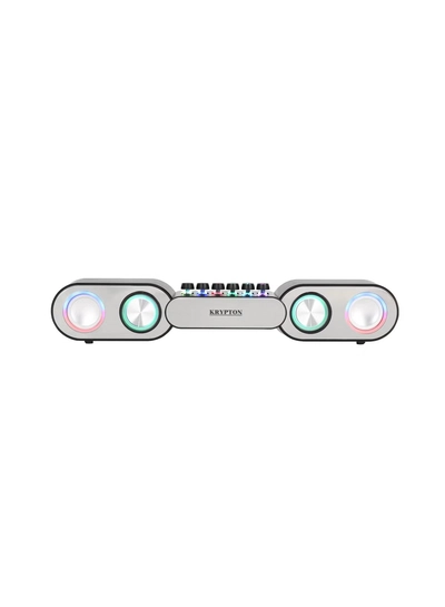 Krypton Gaming Wireless Speaker | USB, TF Card, Bluetooth, FM Radio/ RGB Lighting-0