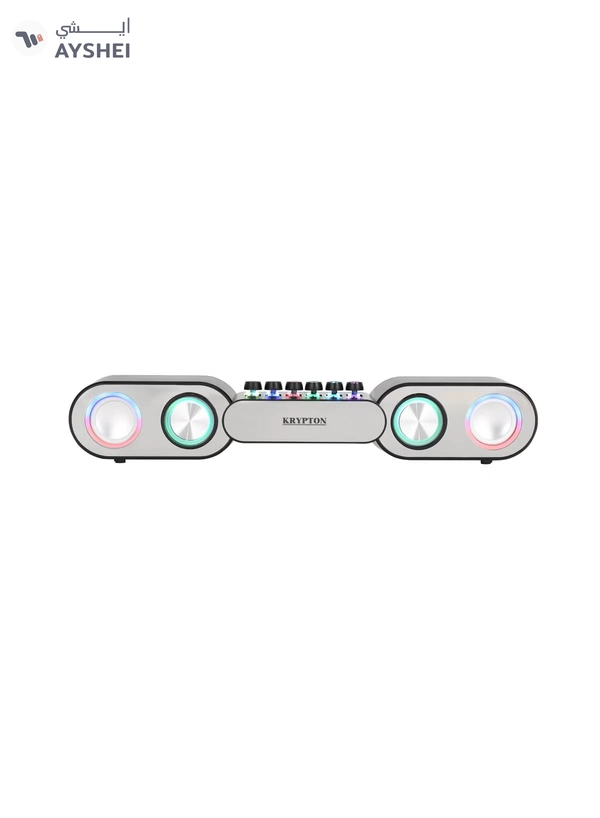 Krypton Gaming Wireless Speaker | USB, TF Card, Bluetooth, FM Radio/ RGB Lighting