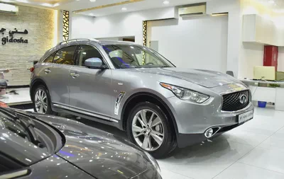AED 1,012 EMi at 0% DP | Infiniti QX70 ( 2020 Model ) in Silver Color GCC Specs-2