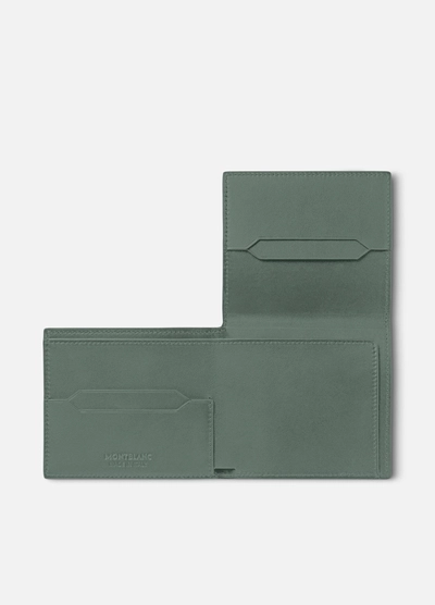 Mont Blanc Soft Trio Thin Wallet Green-1