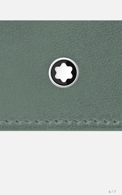Mont Blanc Soft Trio Thin Wallet Green-3
