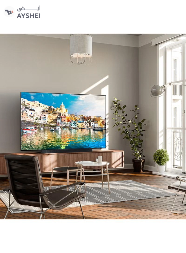 Samsung Smart TV, QLED, Q60D, 55 Inch, 2024, International Version 100% Color Volume with Quantum Dot, 4K Upscaling, Tizen OS, AirSlim Design QA55Q60D Black