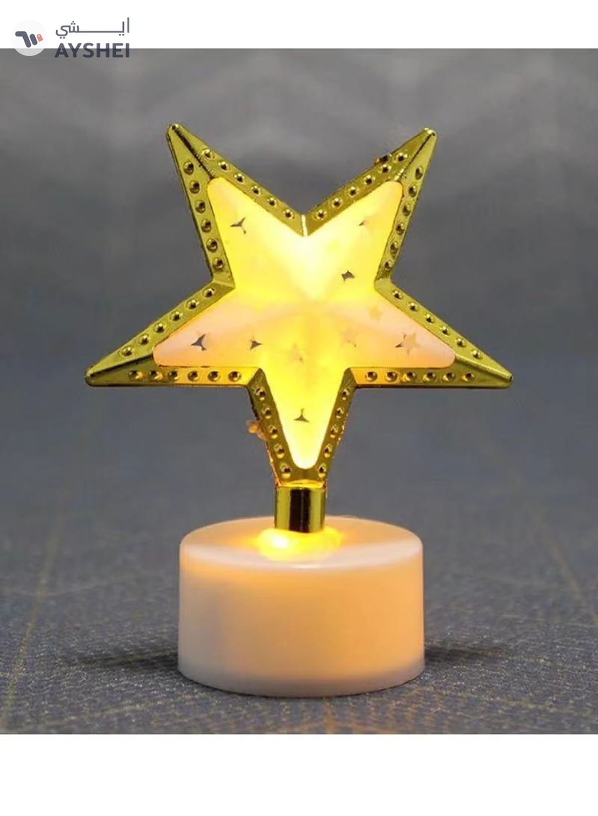 Yuwell Pack Of 6 Pcs Star Shape Mini Portable Night Light And Table Decor Lamp For Ramadan Light For Eid And Ramadan Decoration-2-2