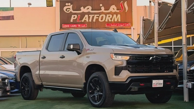 Chevrolet Silverado 1500 LT Trail Boss Z71 2023  | GCC Specs | Original paint with warranty-0