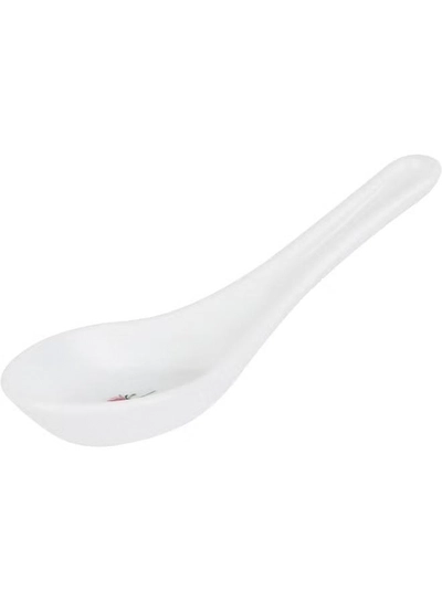Delcasa DC3383 Opalware Dinner 40-Pieces Set, White/Pink-5