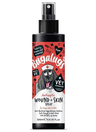 BUGALUGS Antiseptic Wound & Skin Spray 200ml (6.8 Fl Oz-0