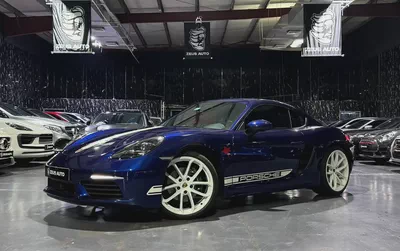 2024 718 Porsche Cayman | Style Edition |GCC | Low Mileage | Gentian Blue Metallic Exterior-0