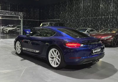 2024 718 Porsche Cayman | Style Edition |GCC | Low Mileage | Gentian Blue Metallic Exterior-3