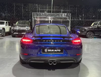 2024 718 Porsche Cayman | Style Edition |GCC | Low Mileage | Gentian Blue Metallic Exterior-7