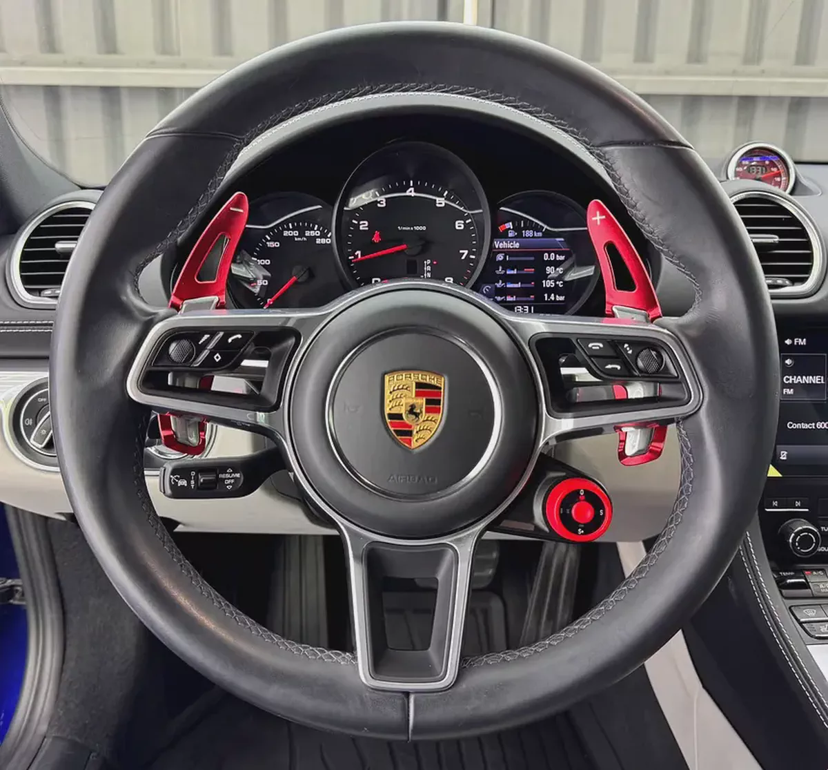 2024 718 Porsche Cayman | Style Edition |GCC | Low Mileage | Gentian Blue Metallic Exterior-13-13