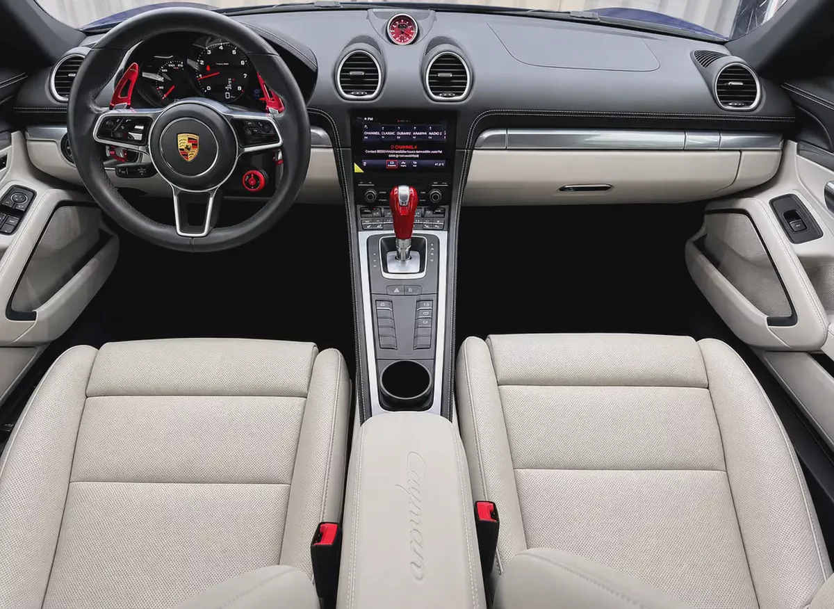 2024 718 Porsche Cayman | Style Edition |GCC | Low Mileage | Gentian Blue Metallic Exterior-15-15
