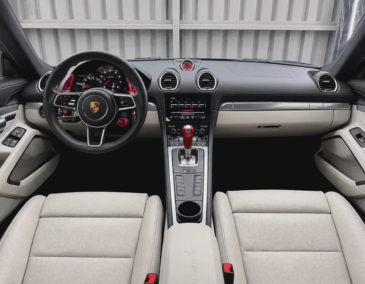 2024 718 Porsche Cayman | Style Edition |GCC | Low Mileage | Gentian Blue Metallic Exterior-16-16