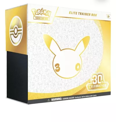 🔥 Pokémon 30th Anniversary ETB – Sealed + Magnetic Acrylic Case 🔥-1