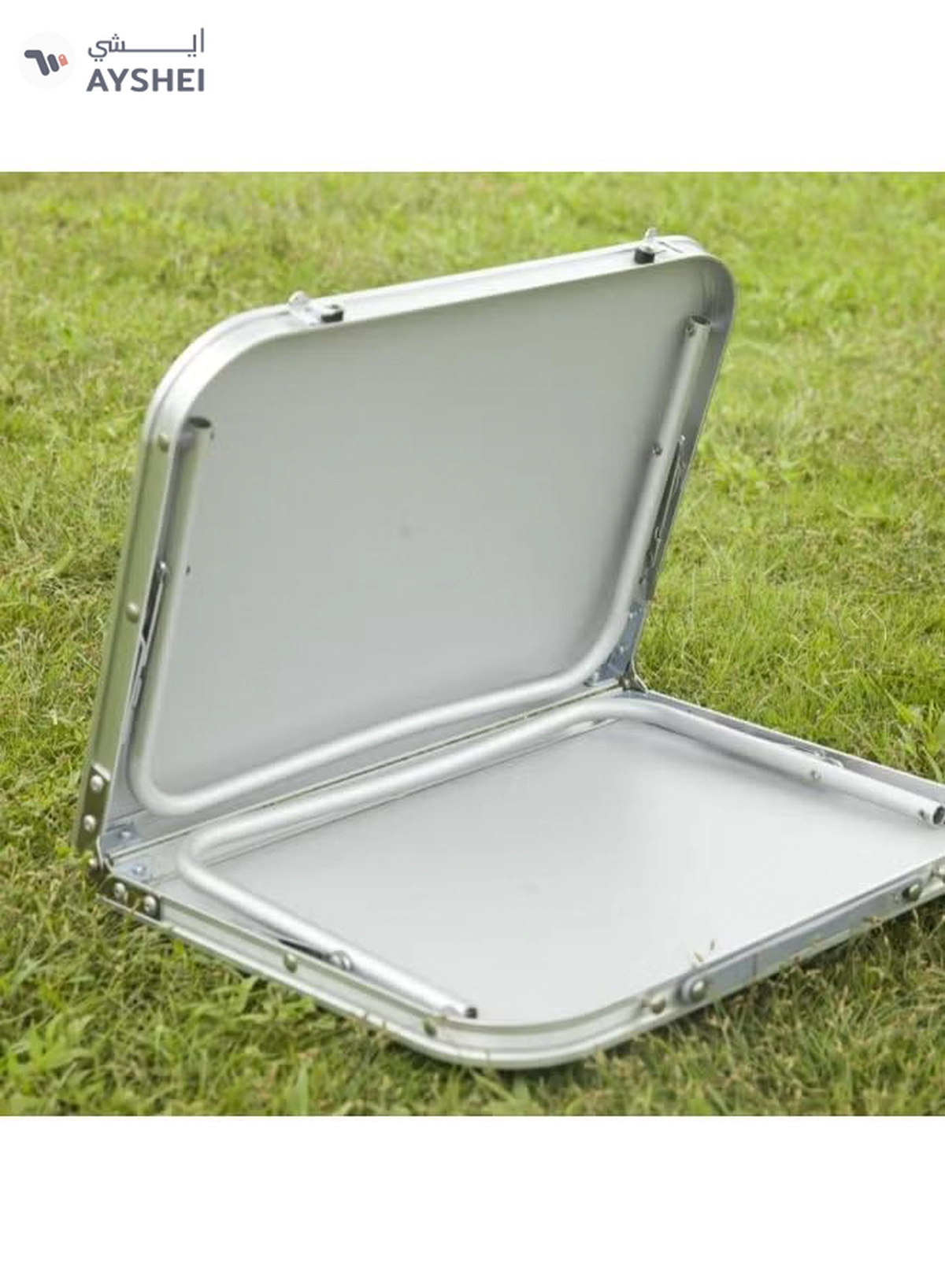 DubaiGallery Lightweight Aluminum Foldable Table 40×60 cm for Outdoor Use-2-2