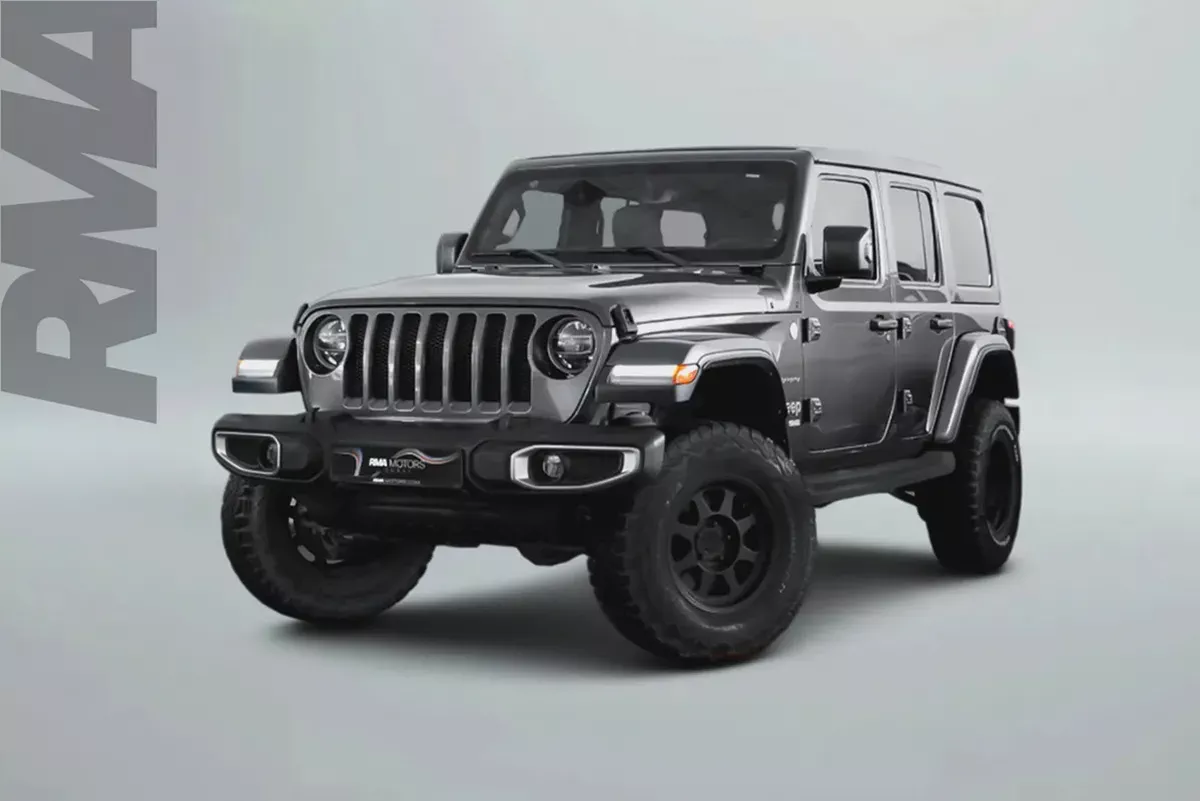 AED 2,070 / month | 0% DP | 2019 Jeep Wrangler Unlimited Sahara / Extensive Agency Service History