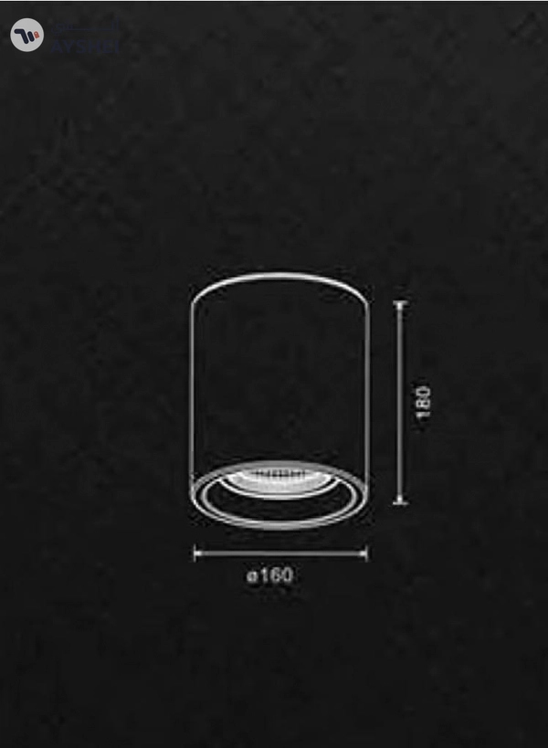 Yuwell Zal Luminer Led Surface Down Light 30W 4K Day Light C3 ZL1600 For Shopping Mall Stall Showroom Kitchen And Restaurant