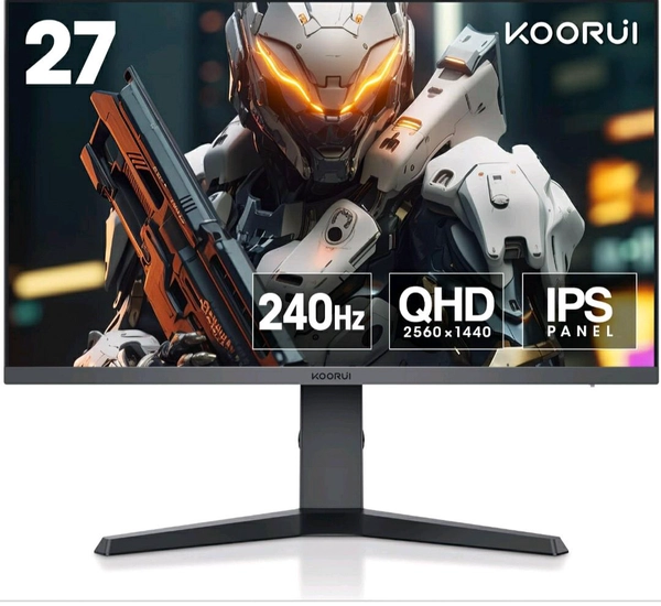 KOORUI 27-inch QHD 240Hz IPS Gaming Monitor