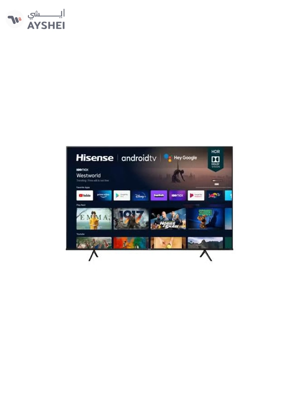 Hisense 50 inch 60 Hz 4K Smart TV LED Resolution 50A6G Black