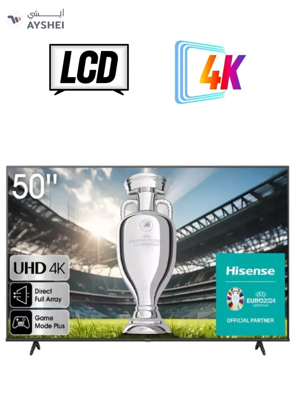Hisense 50 inch 60 Hz 4K Smart TV LED Resolution 50A6G Black