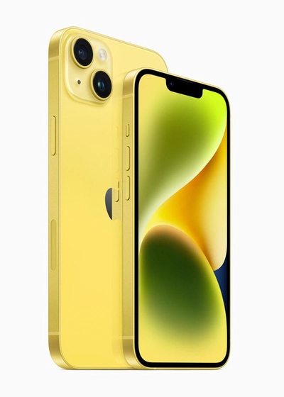 Renewed Apple IPhone 14 128GB Yellow- 12 months exclusive warranty by RedoShop.-1
