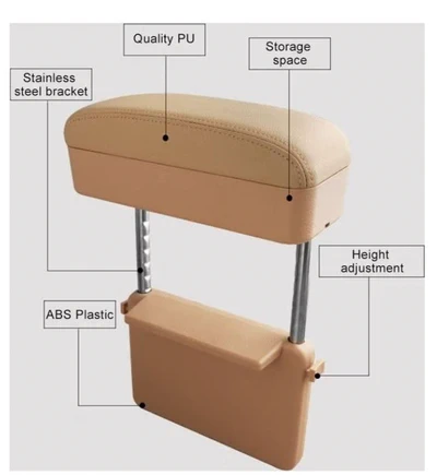 FED 2-Piece Universal Car Wireless Armrest Box-1