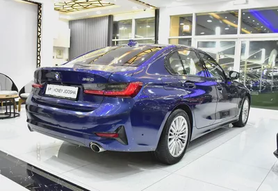 ORIGINAL PAINT ( ثبغ وكاله ) BMW 320i ( 2020 Model ) in Blue Color European Specs-5