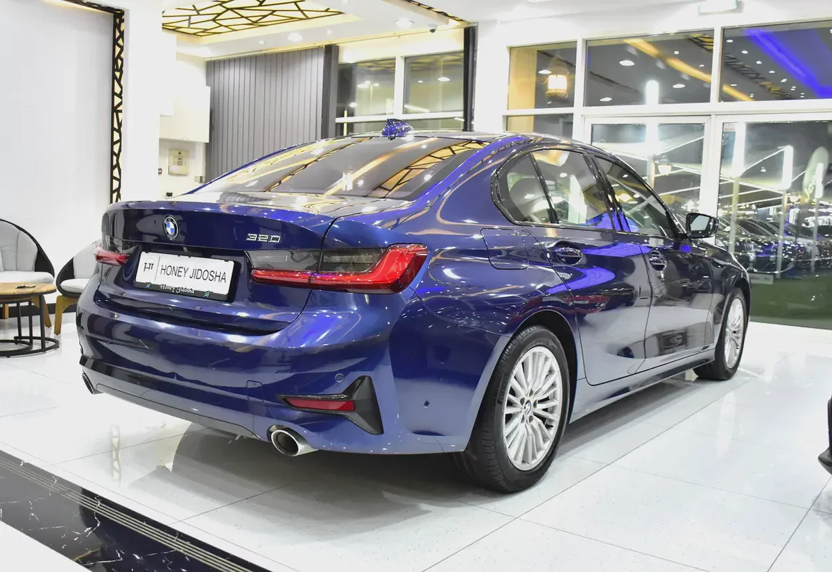 ORIGINAL PAINT ( ثبغ وكاله ) BMW 320i ( 2020 Model ) in Blue Color European Specs-5-5