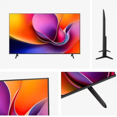 Hisense 65-Inch 4K UHD Smart TV – Ideal for Home Entertainment, Movies & Gaming | Dolby Vision & Audio, VIDAA OS, Game Mode, Bluetooth, HDMI, WiFi (65A62QS - 2025 Model) 65A61QS Black-3