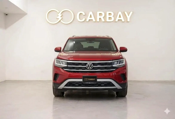 AED 1018 PM | VOLKSWAGEN TERAMONT 2021 | FULL AGENCY SERVICE HISTORY | COMFORTLINE | 7-SEATER | GCC