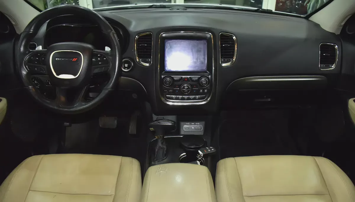 EXCELLENT DEAL for our Dodge Durango GT ( 2018 Model ) in White Color GCC Specs-10-10